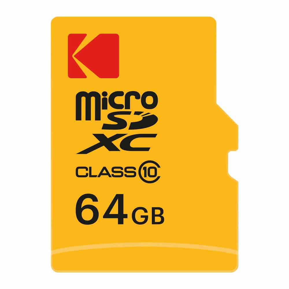 (image for) Kodak 64GB Micro SD Memory Card Class 10 with SD Adapter
